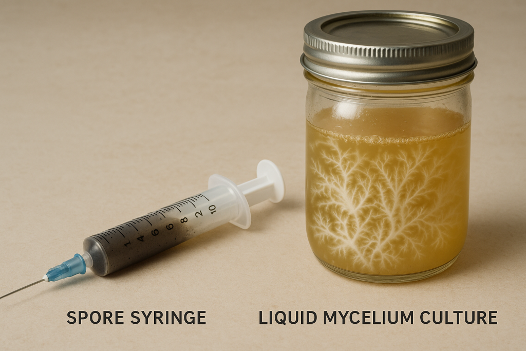 Liquid culture vs spore syringe