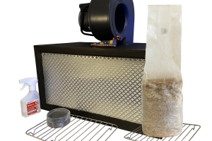 Mushroom flow hood