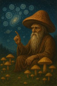Golden Teacher mushroom spores